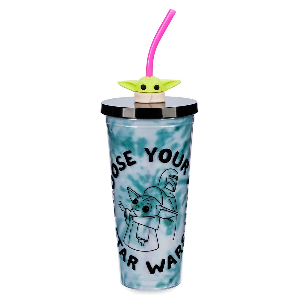 Grogu Tumbler with Straw –  Star Wars: The Mandalorian