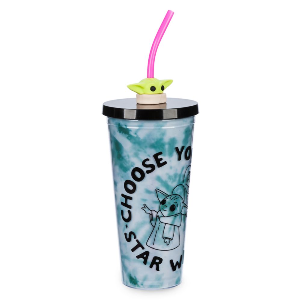 Grogu Tumbler with Straw –  Star Wars: The Mandalorian