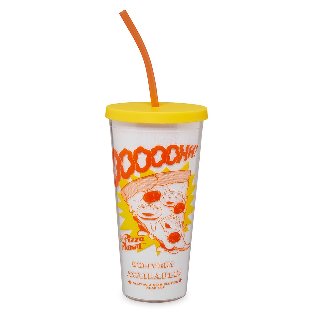 Pizza Planet Tumbler with Straw – Toy Story