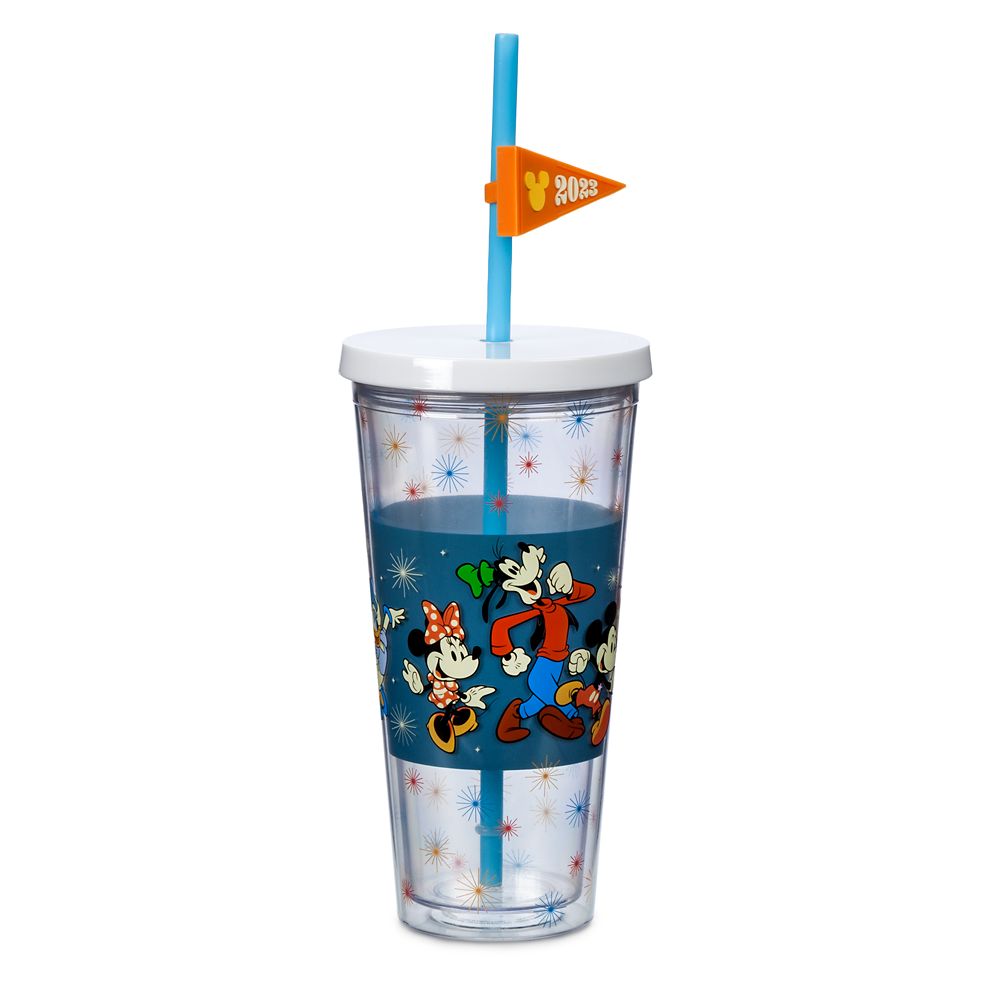 Mickey Mouse and Friends 2023 Tumbler with Straw