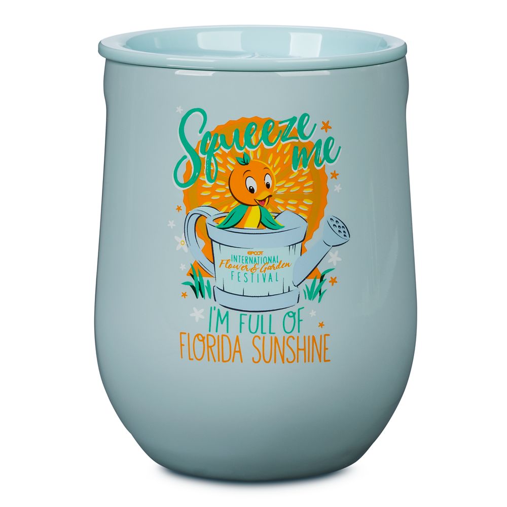 Orange Bird Stainless Steel Stemless Cup by Corkcicle – EPCOT International Flower & Garden Festival 2022 now available