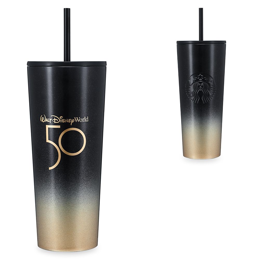 Walt Disney World 50th Anniversary Starbucks Stainless Steel Tumbler