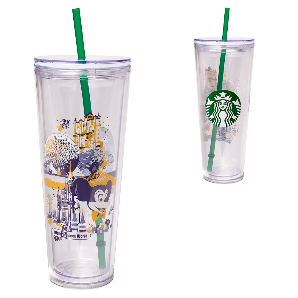 Walt Disney World Starbucks Tumbler with Straw