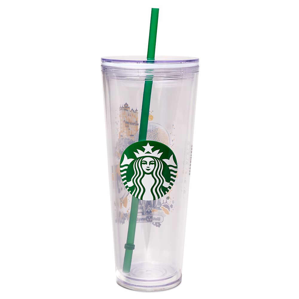 Walt Disney World Starbucks Tumbler with Straw