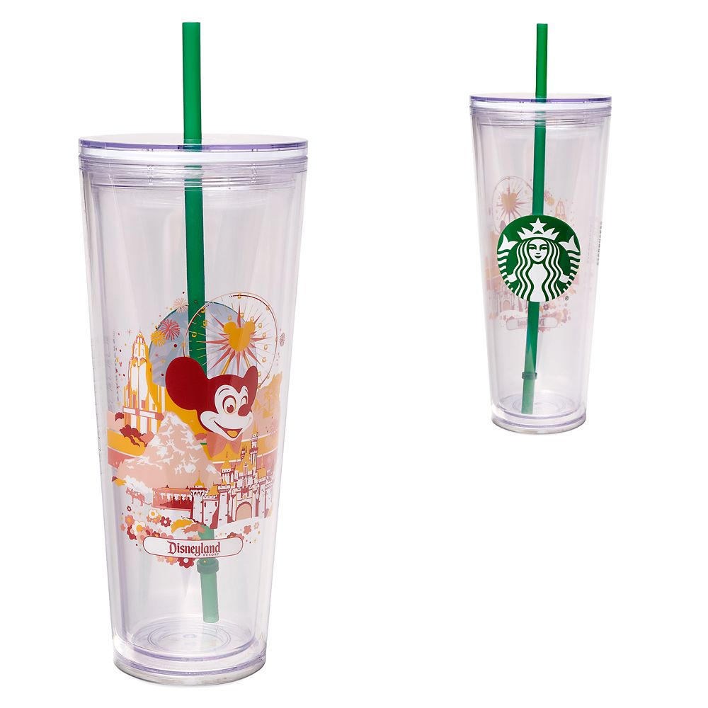 Disneyland Geometric Starbucks® Tumbler with Straw – Red