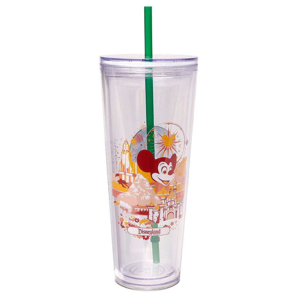 Disneyland Starbucks Tumbler with Straw