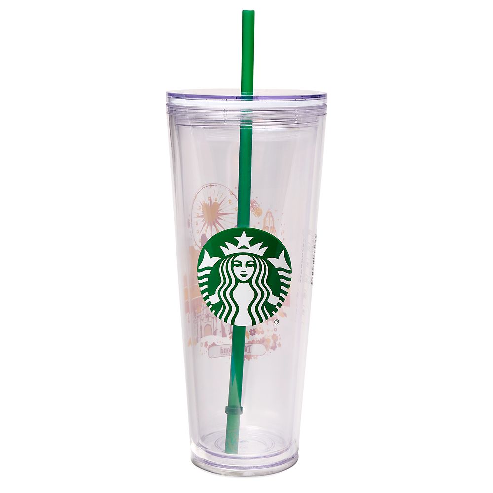 Disneyland Starbucks Tumbler with Straw