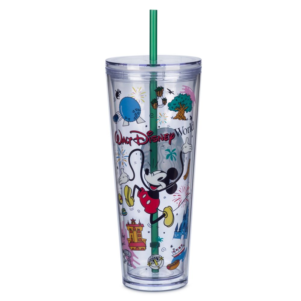 Mickey Mouse Walt Disney World Starbucks Tumbler with Straw