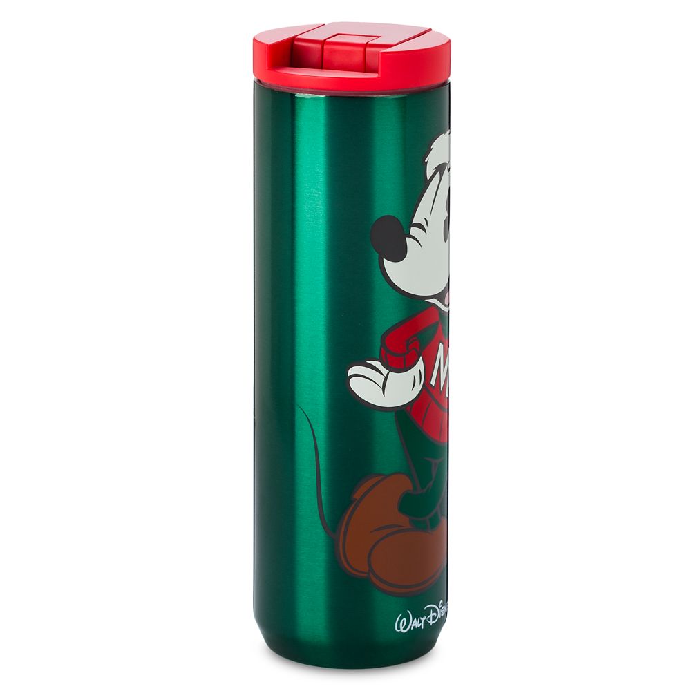 Mickey Mouse Walt Disney World Stainless Steel Christmas Travel Tumbler