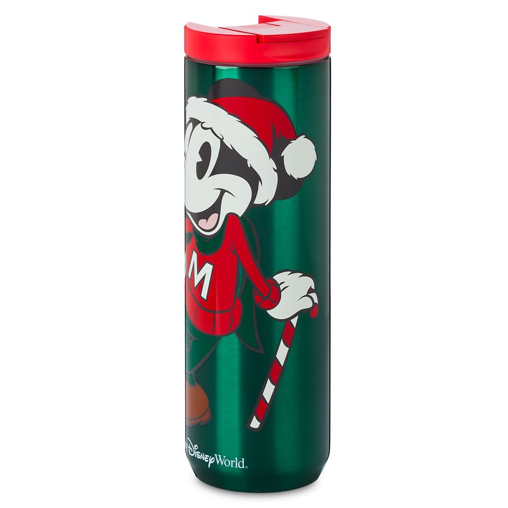 Mickey Mouse Walt Disney World Stainless Steel Christmas Travel Tumbler