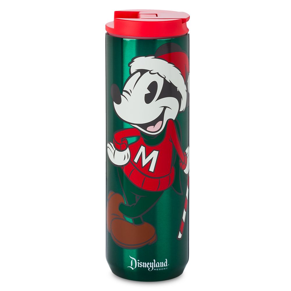 Mickey Mouse Disneyland Stainless Steel Christmas Travel Tumbler