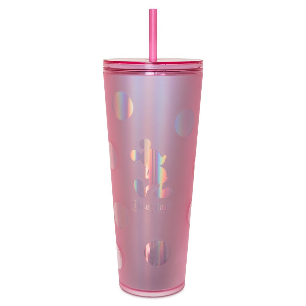 Disneyland Pink Starbucks Tumbler with Straw