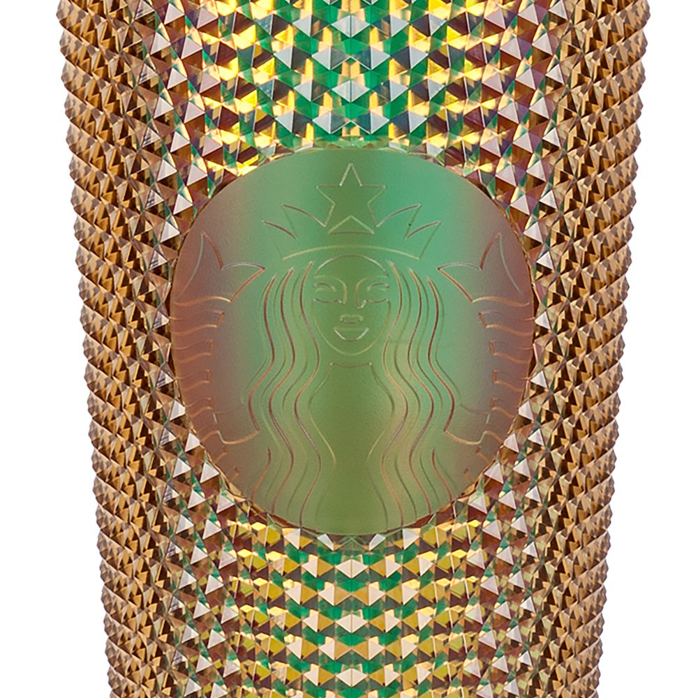 Disneyland Geometric Starbucks Tumbler with Straw – Gold