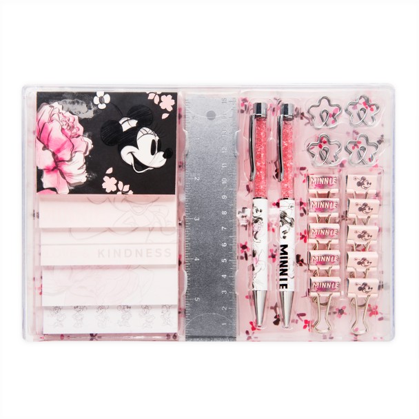 Minnie Mouse Floral Stationery Set