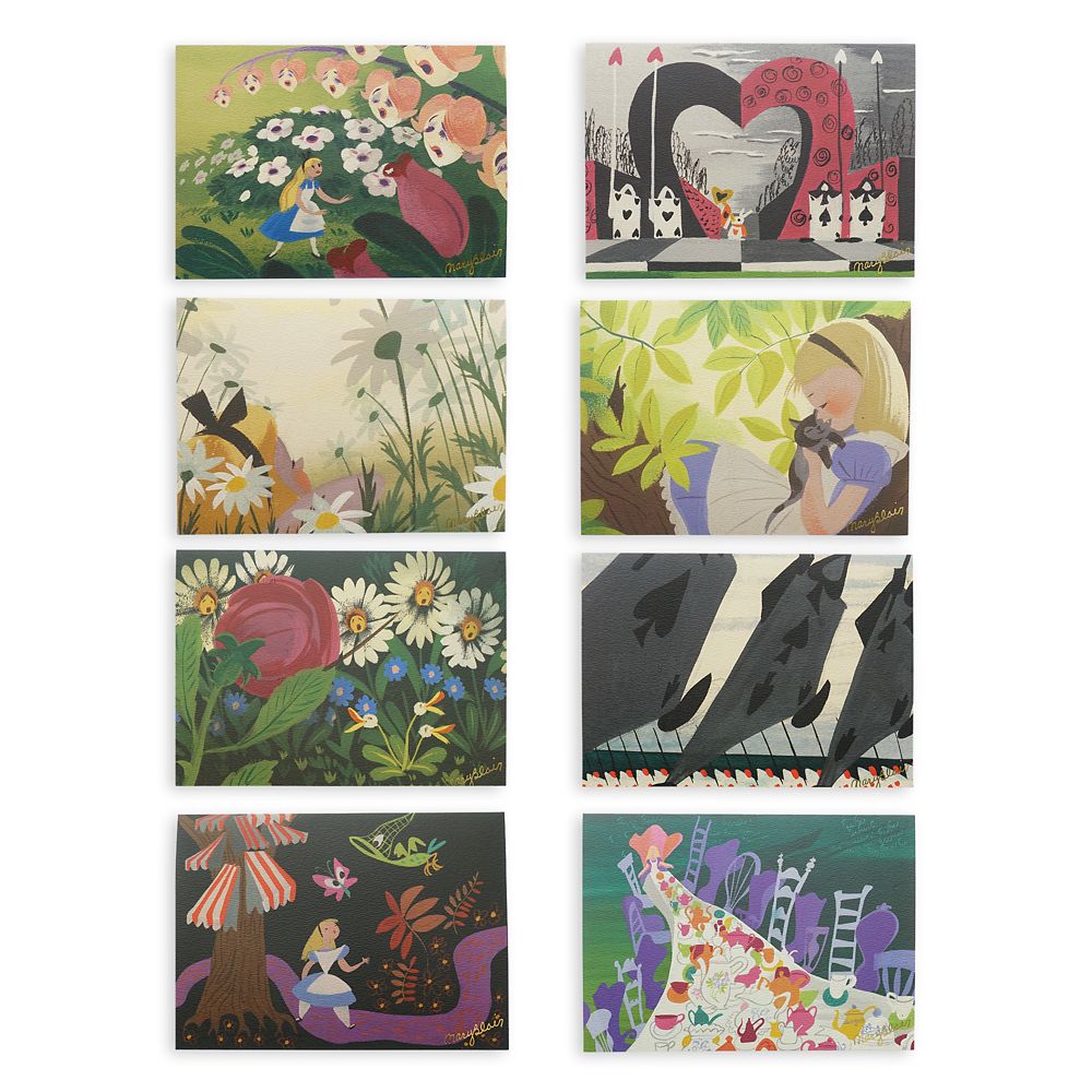 Alice in Wonderland by Mary Blair Notecard Set