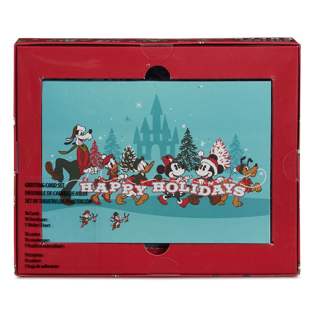 Mickey and Friends Christmas Greeting Card Set