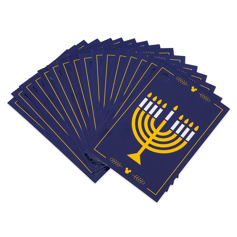 Mickey Mouse Hanukkah Gift Tag Set