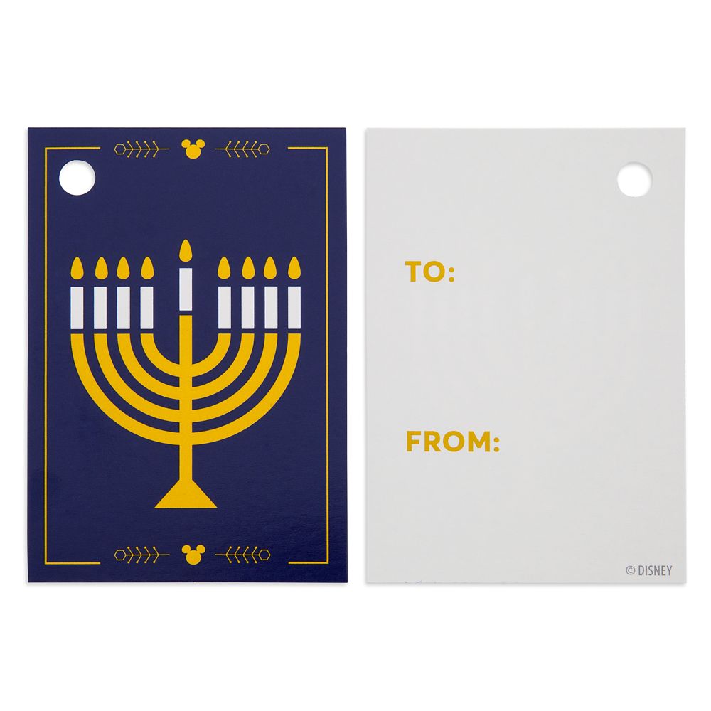 Mickey Mouse Hanukkah Gift Tag Set