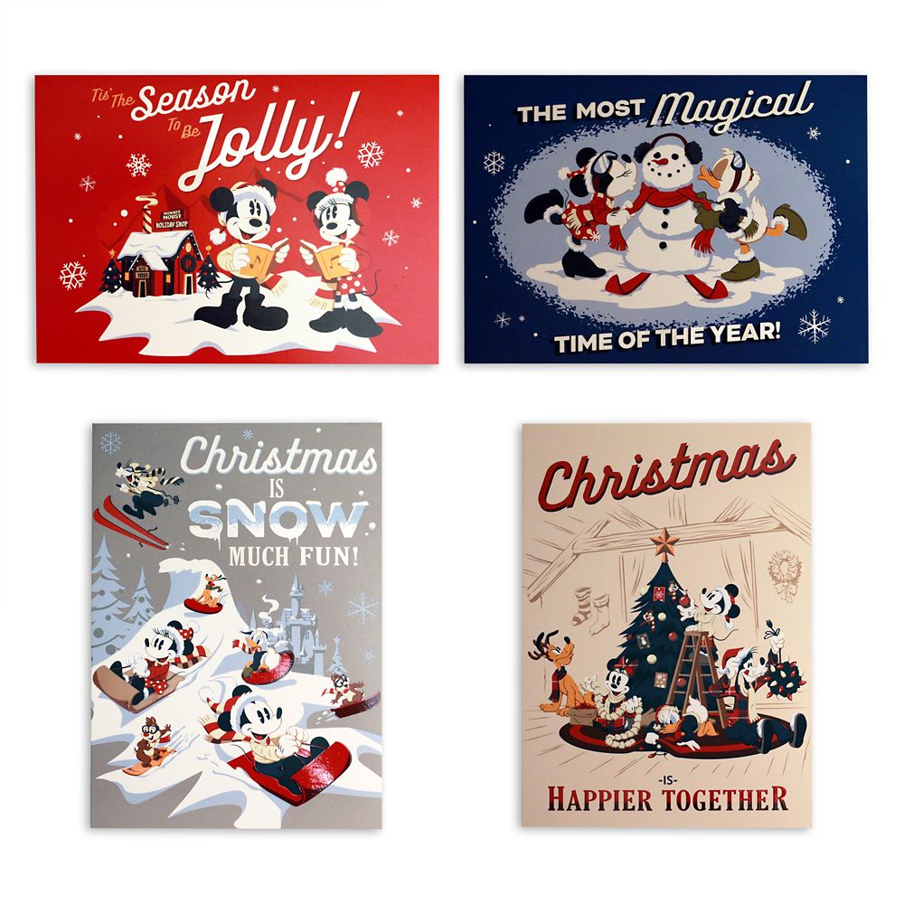Mickey Mouse and Friends Holiday Greeting Cards