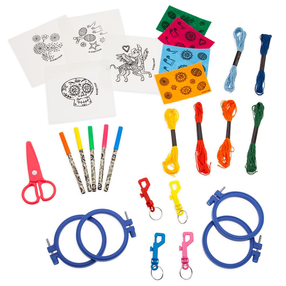 Coco Embroidery Kit is available online for purchase
