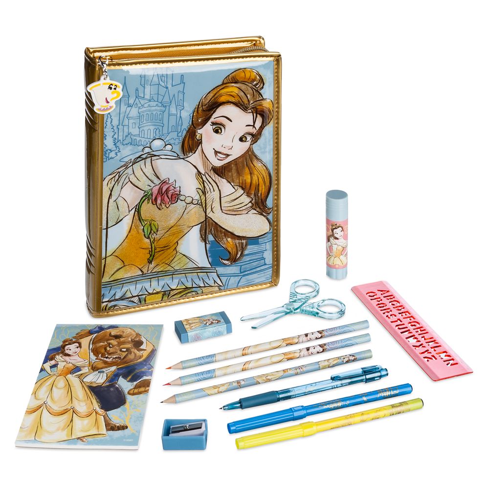 Beauty and the Beast Zip-Up Stationery Kit