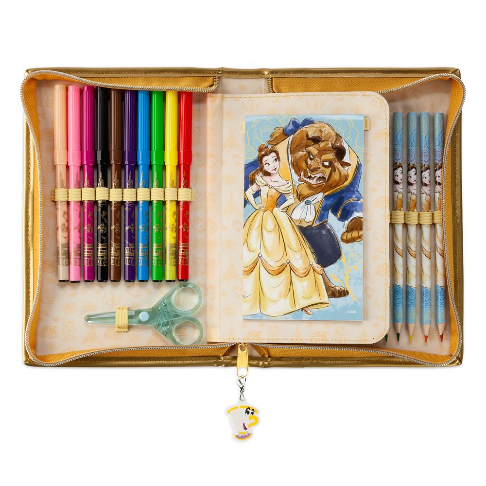 Beauty and the Beast Zip-Up Stationery Kit