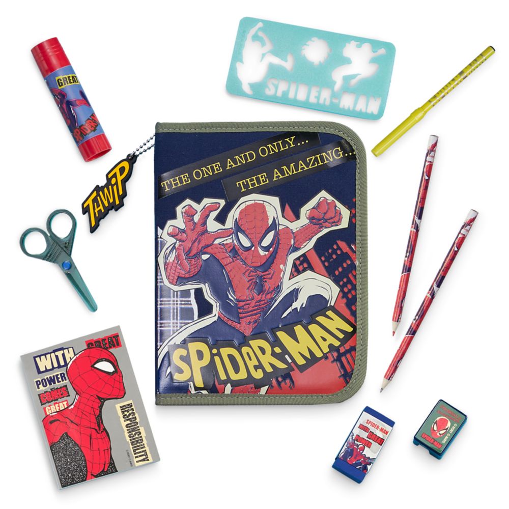 Spider-Man Zip-Up Stationery Kit