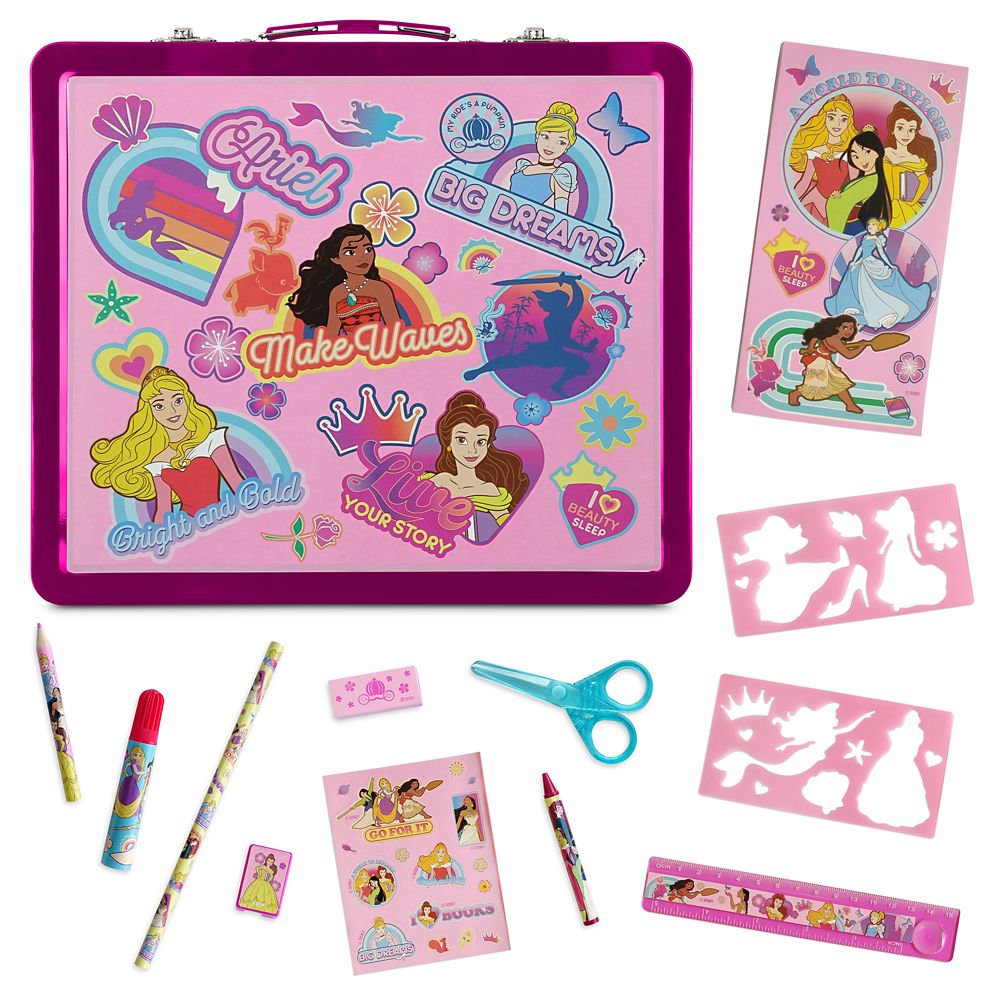 Disney Princess Tin Case Art Kit