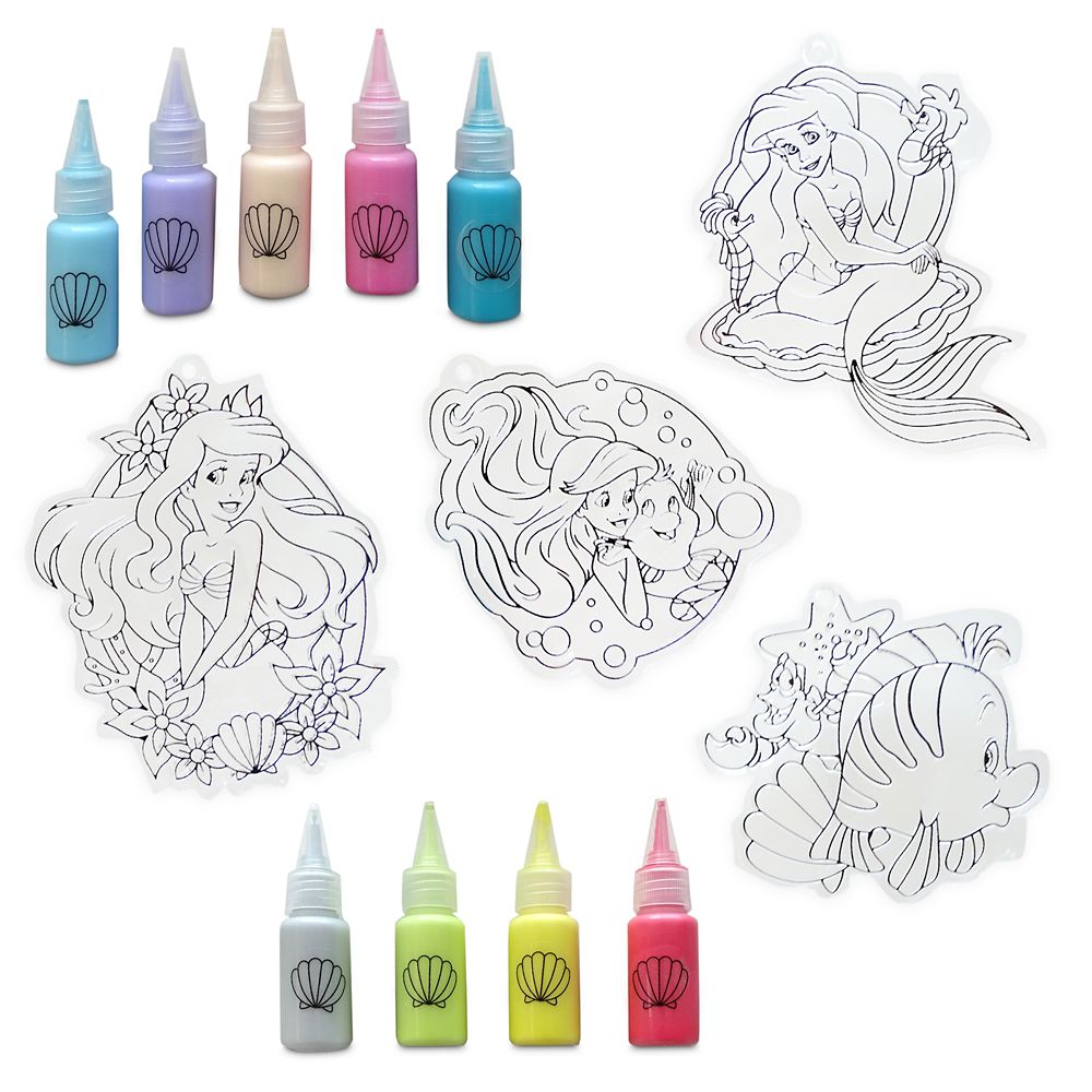 Ariel Sun Catcher Paint Set – The Little Mermaid is available online for purchase