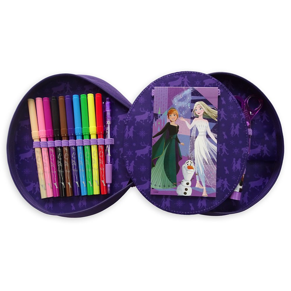 Anna and Elsa Zip-Up Stationery Kit – Frozen 2