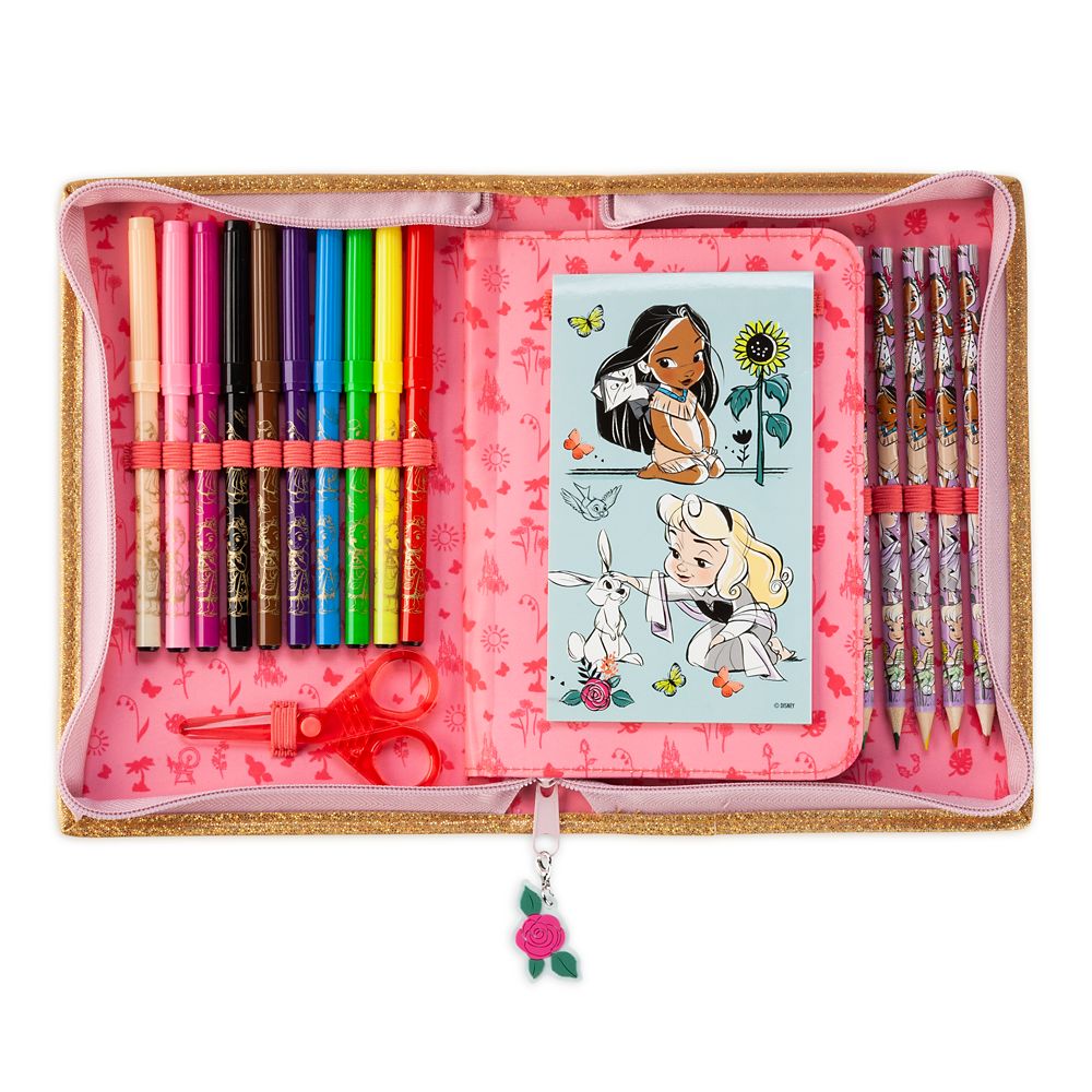 Disney Animators' Collection Zip-Up Stationery Kit