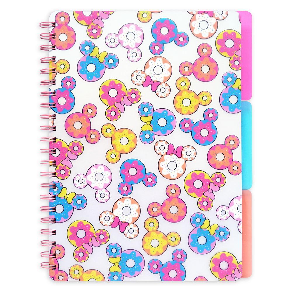 Mickey and Minnie Mouse Donuts Notebook and Folder Set