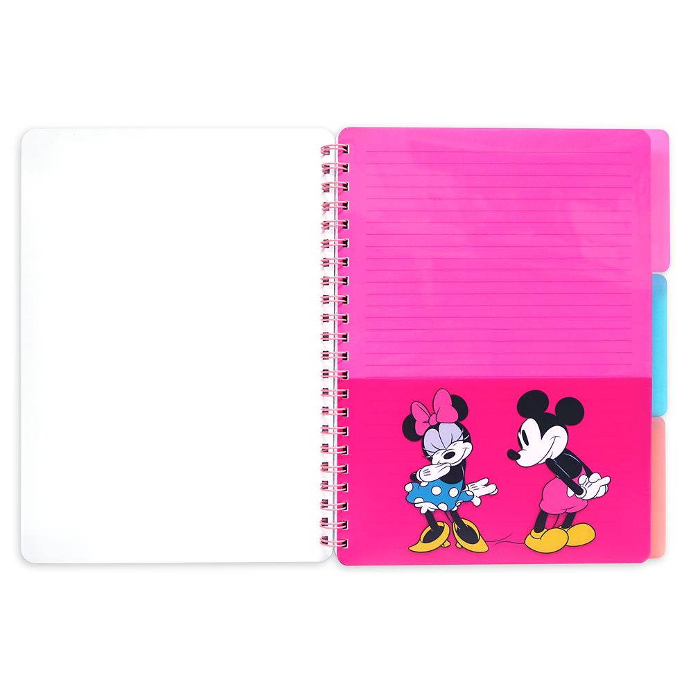 Mickey and Minnie Mouse Donuts Notebook and Folder Set