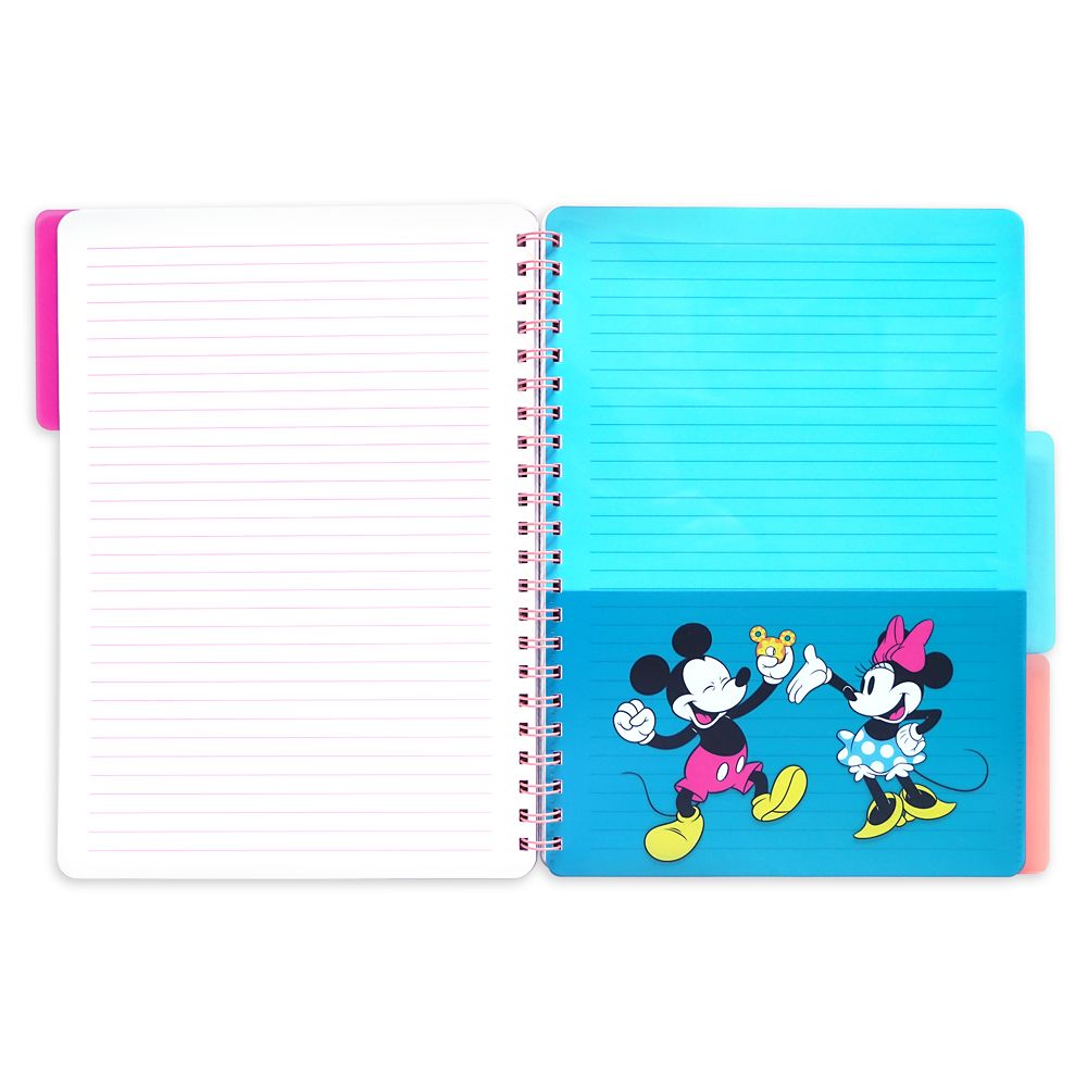 Mickey and Minnie Mouse Donuts Notebook and Folder Set