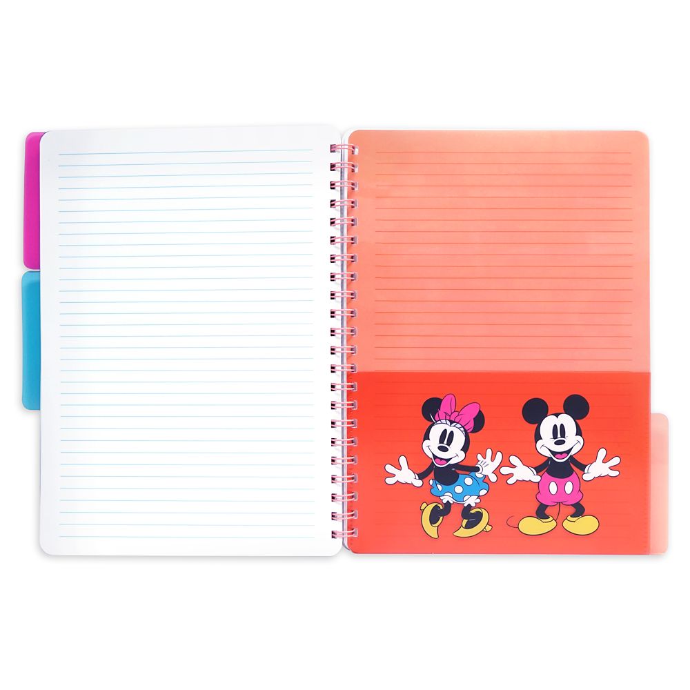 Mickey and Minnie Mouse Donuts Notebook and Folder Set