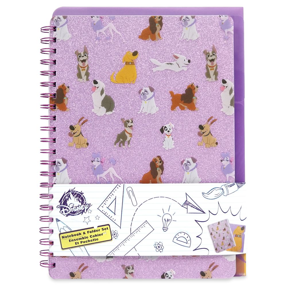 Disney Dogs Notebook and Folder Set