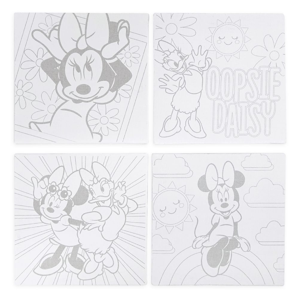 Minnie Mouse Canvas Paint Set