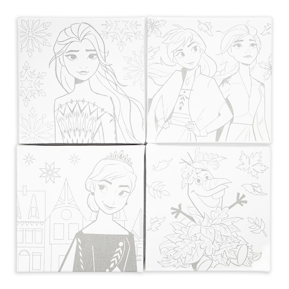 Frozen 2 Canvas Paint Set