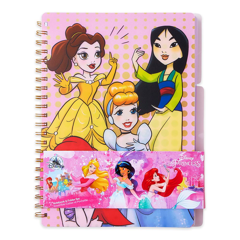 Disney Princess Notebook and Folder Set