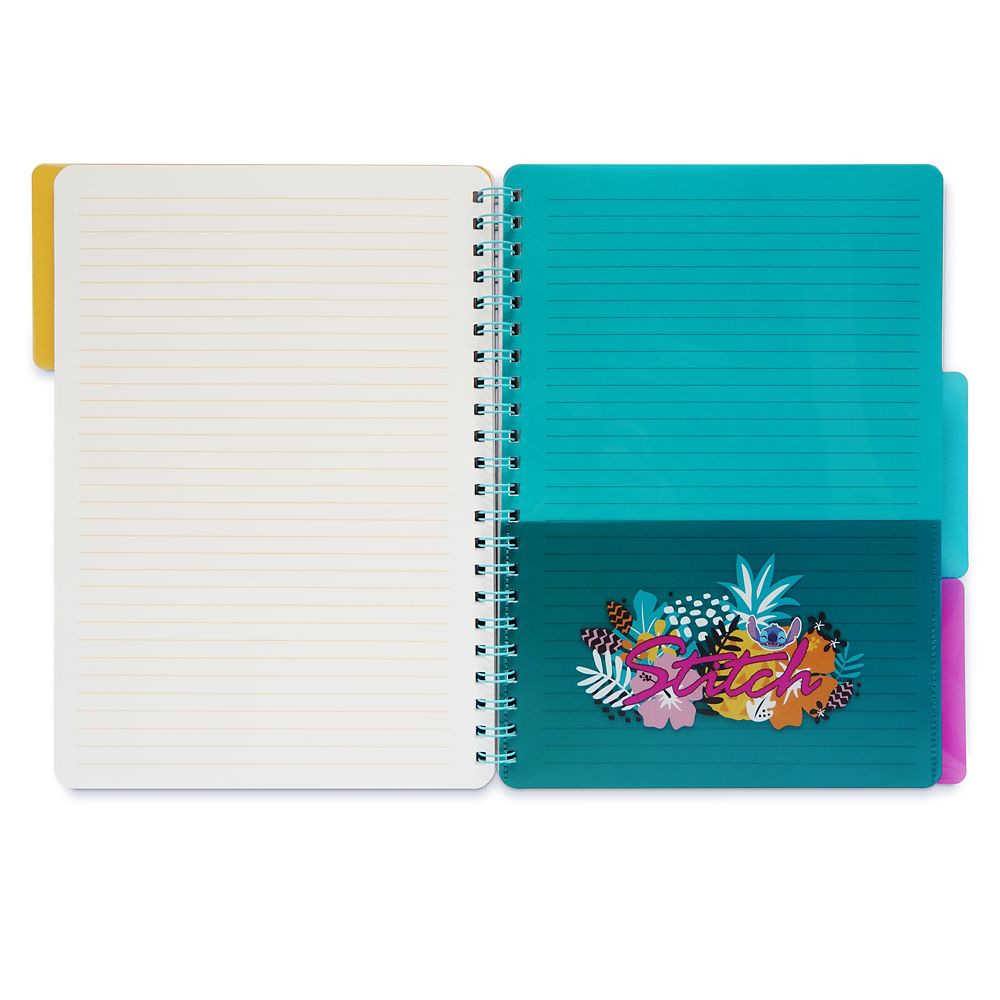 Stitch Spiral Bound Sectioned Notebook – Lilo & Stitch