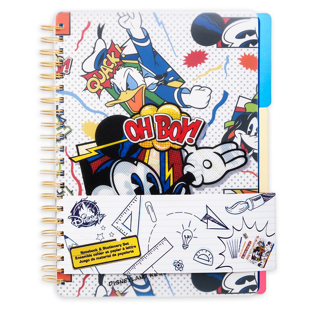 Mickey Mouse and Friends Notebook and Stationery Set