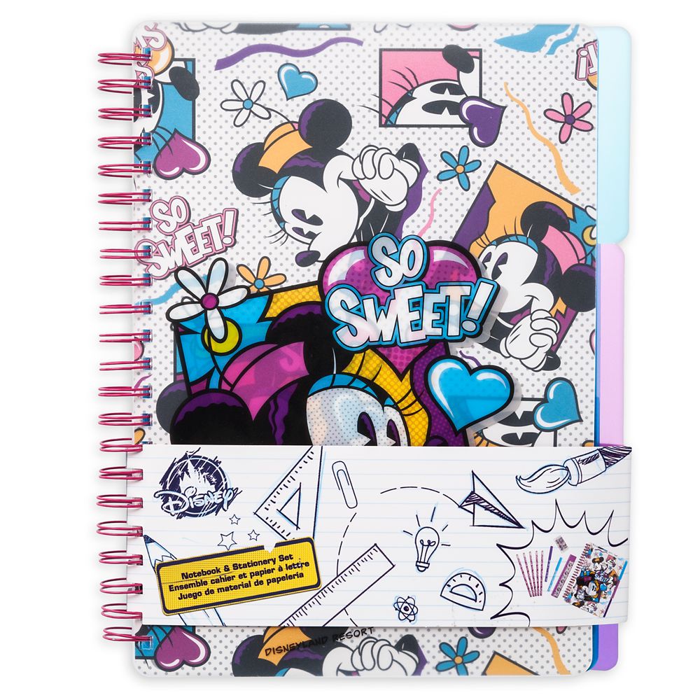 Minnie Mouse Notebook and Stationery Set