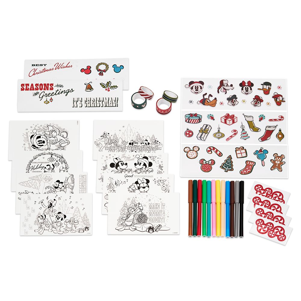 Mickey Mouse and Friends Christmas Stationery Kit – Buy It Today!