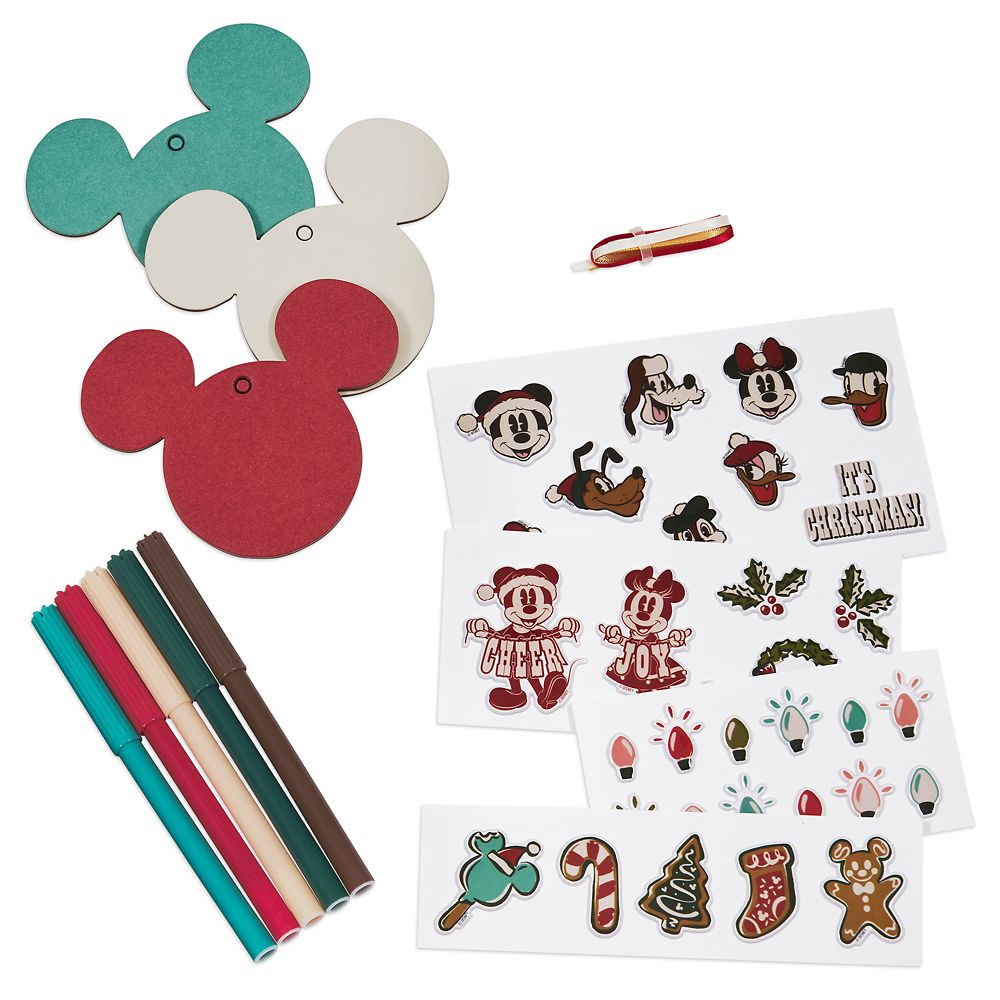 Mickey Mouse and Friends Christmas Ornament Set