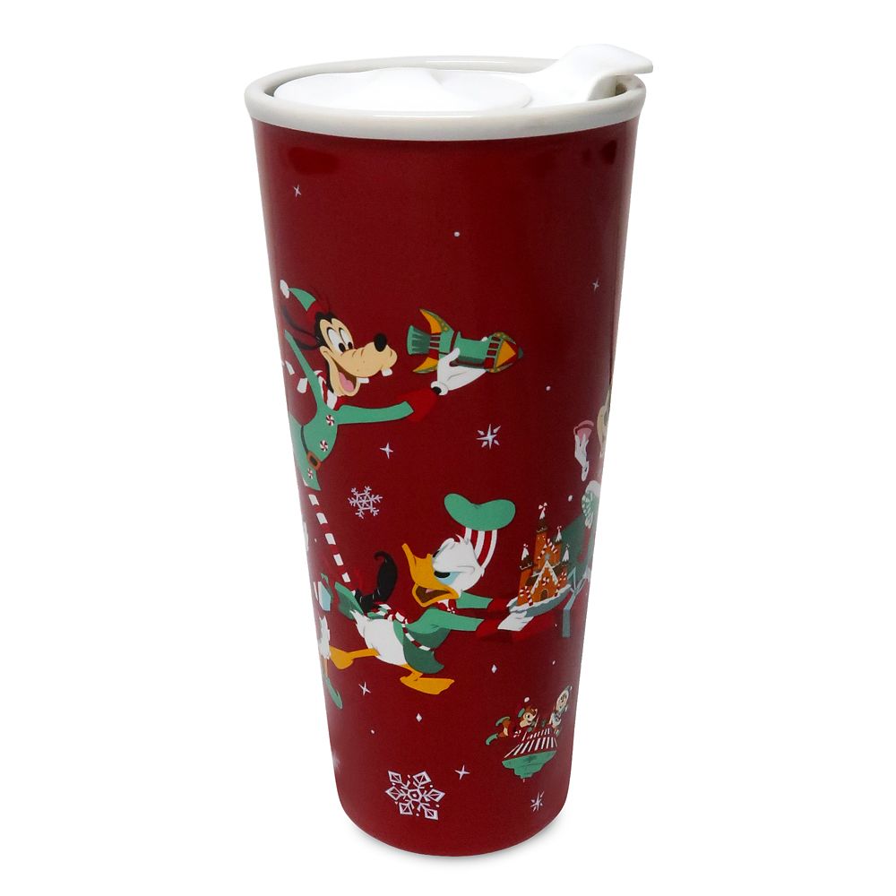 Mickey Mouse and Friends Holiday Travel Mug now available for purchase