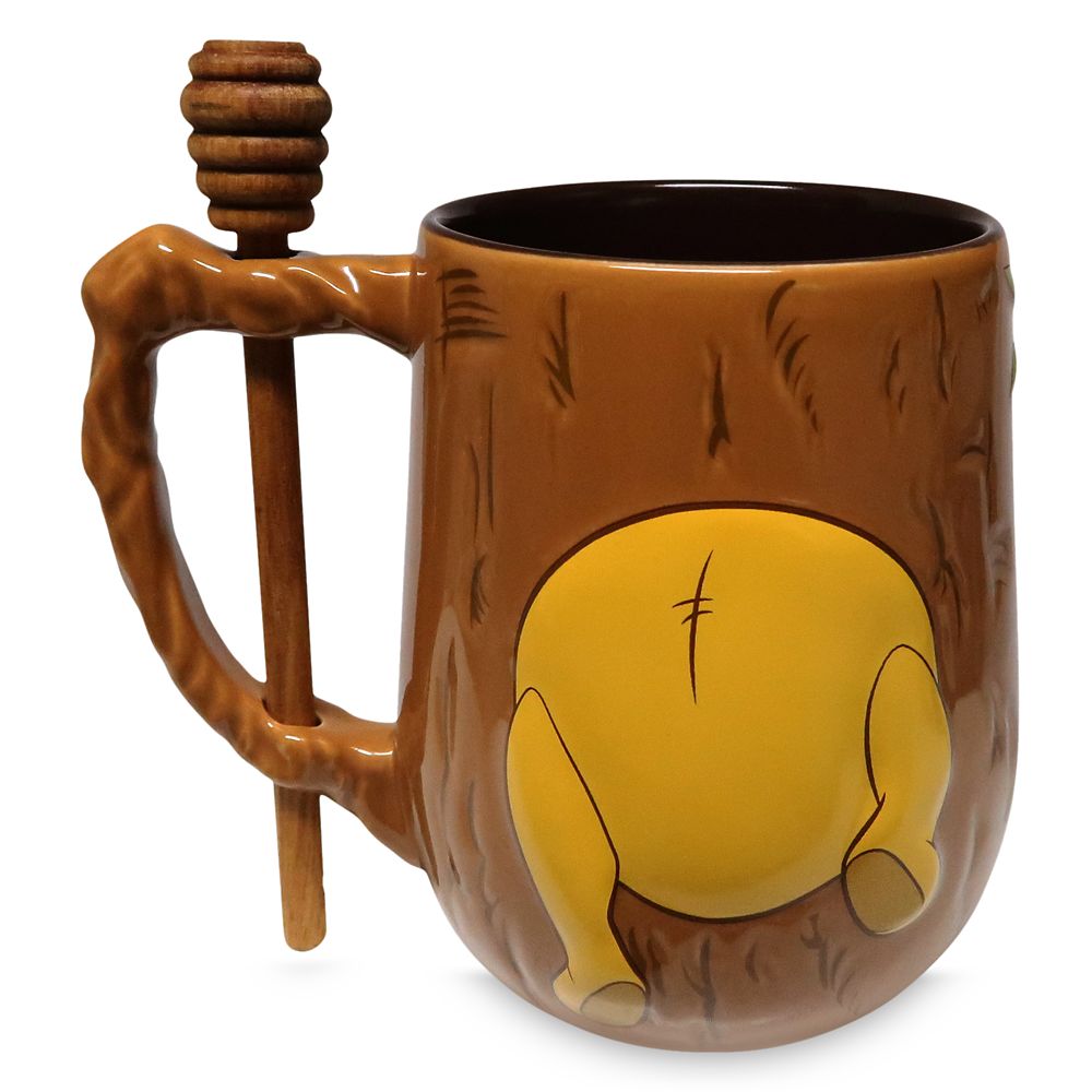 Winnie the Pooh Mug and Honey Dipper Set