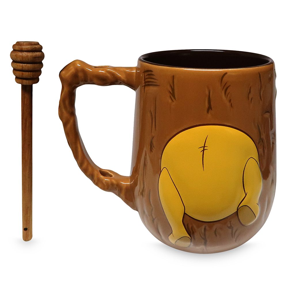 Winnie the Pooh Mug and Honey Dipper Set