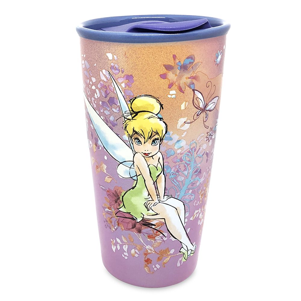 Tinker Bell Ceramic Travel Tumbler