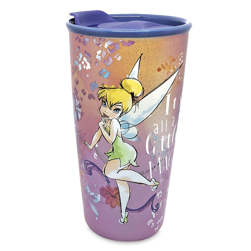 Tinker Bell Ceramic Travel Tumbler