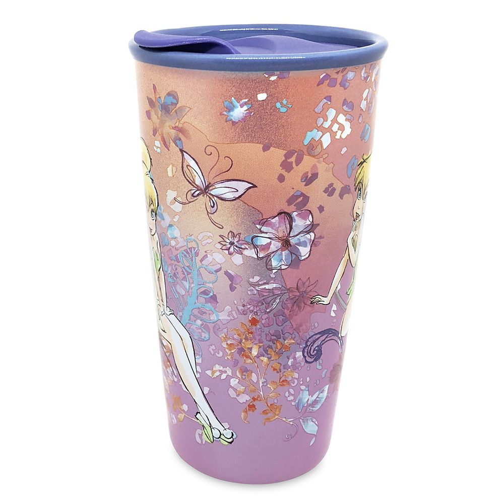 Tinker Bell Ceramic Travel Tumbler